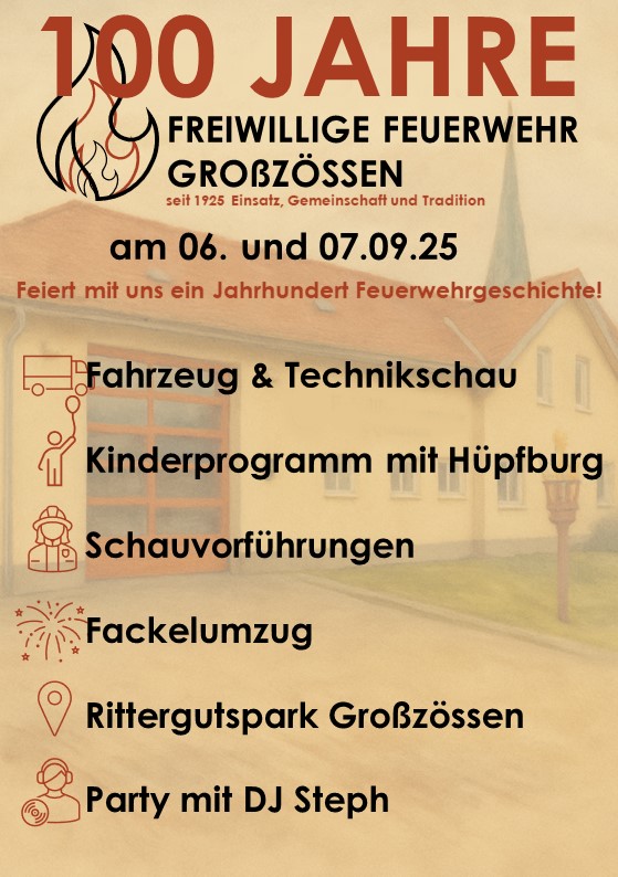 100 Jahre Freiwillige Feuerwehr
